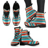 Load image into Gallery viewer, Pattern Print Mexican Blanket Baja Serape Men Women Leather Boots-grizzshop