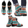 Load image into Gallery viewer, Pattern Print Mexican Blanket Baja Serape Men Women Leather Boots-grizzshop