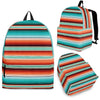 Pattern Print Mexican Blanket Baja Serape Premium Backpack-grizzshop