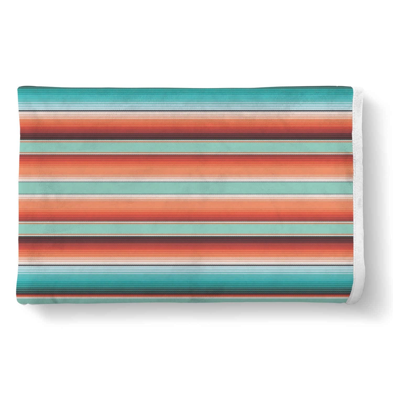 Pattern Print Mexican Blanket Baja Serape Throw Blanket-grizzshop