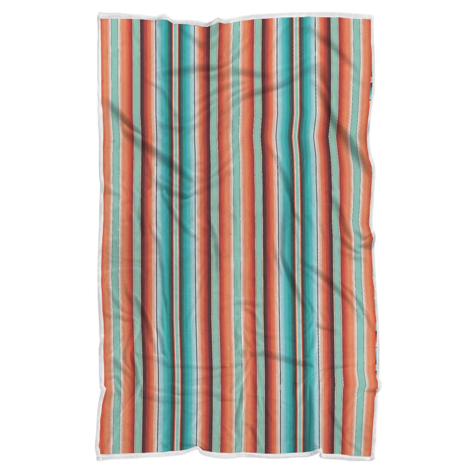 Pattern Print Mexican Blanket Baja Serape Throw Blanket-grizzshop