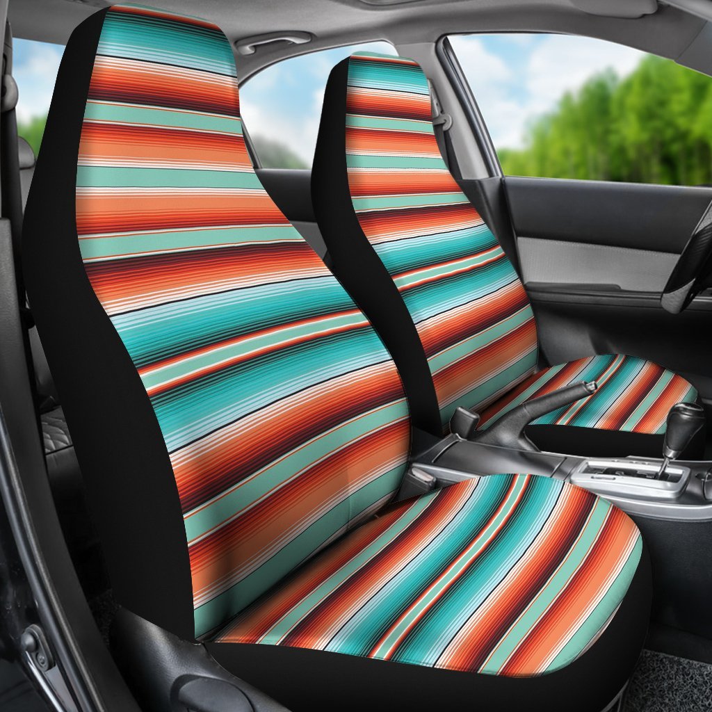 Pattern Print Mexican Blanket Baja Serape Universal Fit Car Seat Cover-grizzshop
