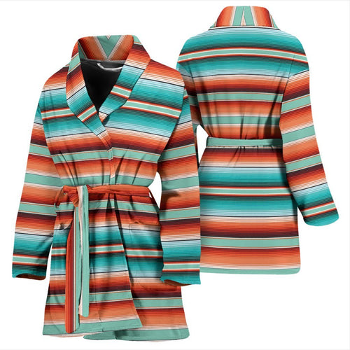 Serape Mexican Blanket Baja Pattern Print Women Men Pullover Hoodie