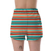 Pattern Print Mexican Blanket Baja Serape Women's Shorts-grizzshop