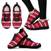 Pattern Print Mexican Serape Blanket Baja Black Sneaker Shoes For Men Women-grizzshop