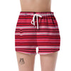 Pattern Print Mexican Serape Blanket Baja Women's Shorts-grizzshop