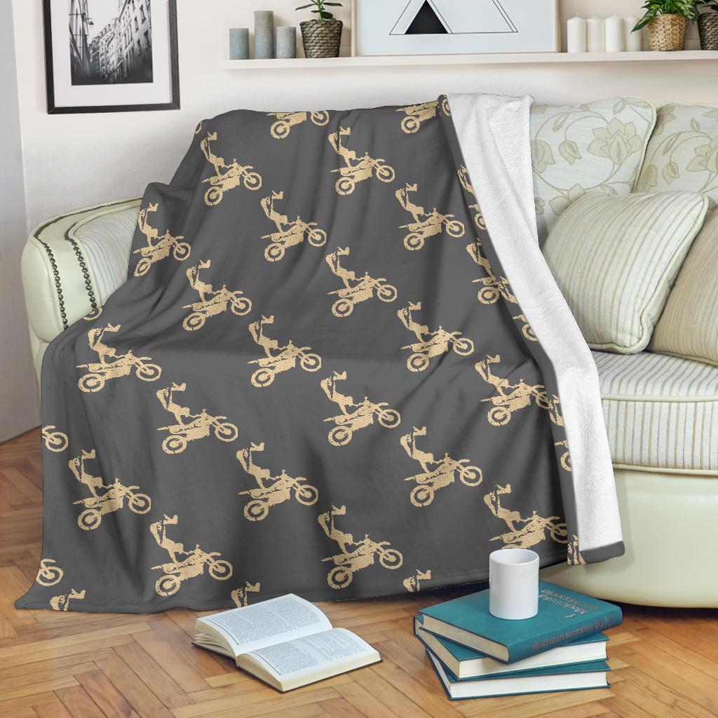 Pattern Print Motocross Blanket-grizzshop