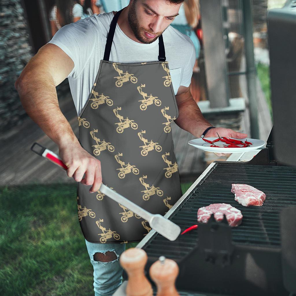 Pattern Print Motocross Men's Apron-grizzshop