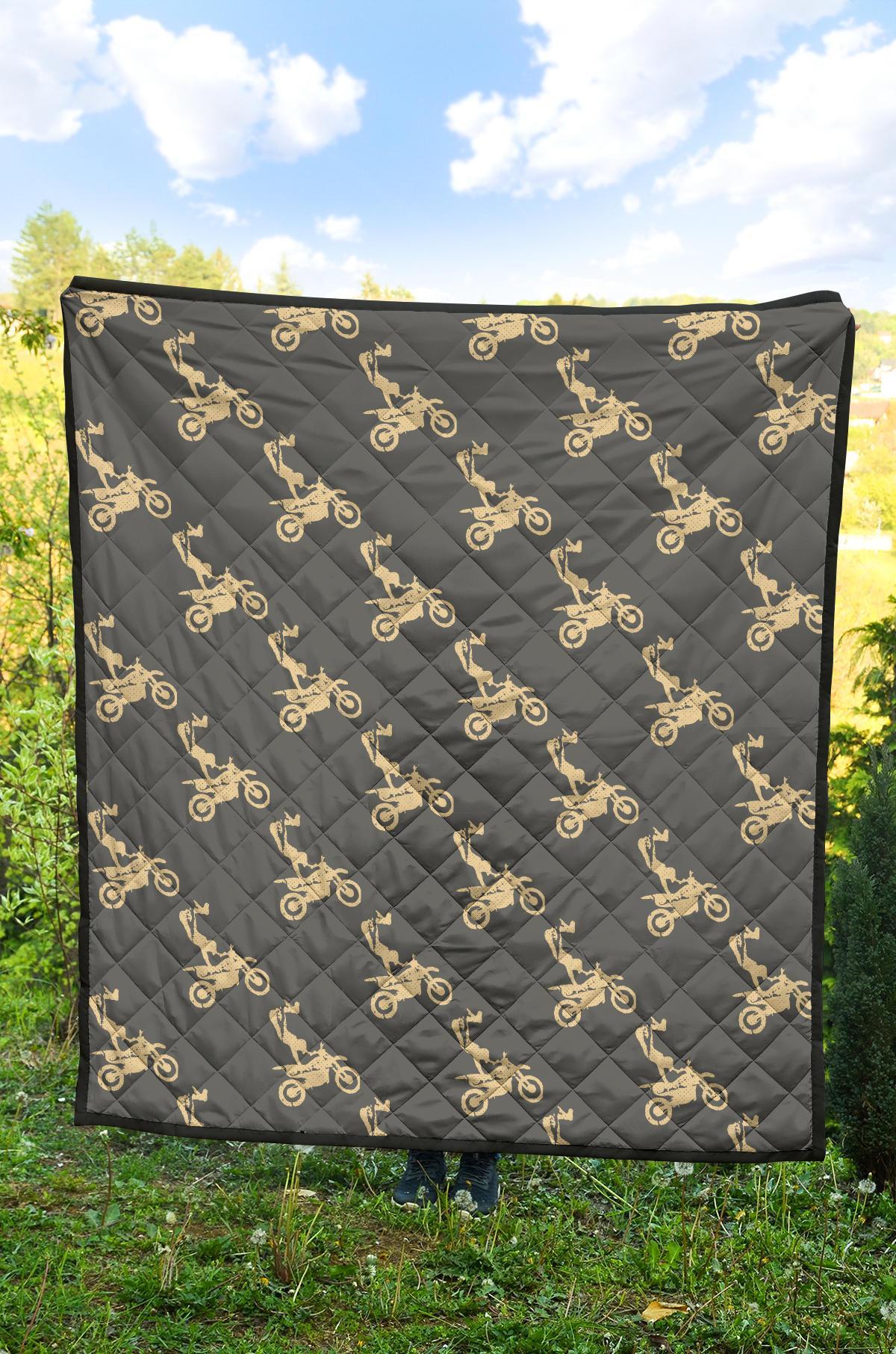 Pattern Print Motocross Quilt-grizzshop