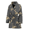 Pattern Print Motocross Women Long Robe-grizzshop