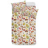 Pattern Print Mushroom Duvet Cover Bedding Set-grizzshop