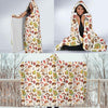 Pattern Print Mushroom Hooded Blanket-grizzshop