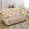 Pattern Print Mushroom Loveseat Cover-grizzshop