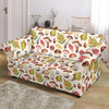 Pattern Print Mushroom Loveseat Cover-grizzshop