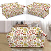 Pattern Print Mushroom Loveseat Cover-grizzshop