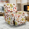 Pattern Print Mushroom Recliner Cover-grizzshop