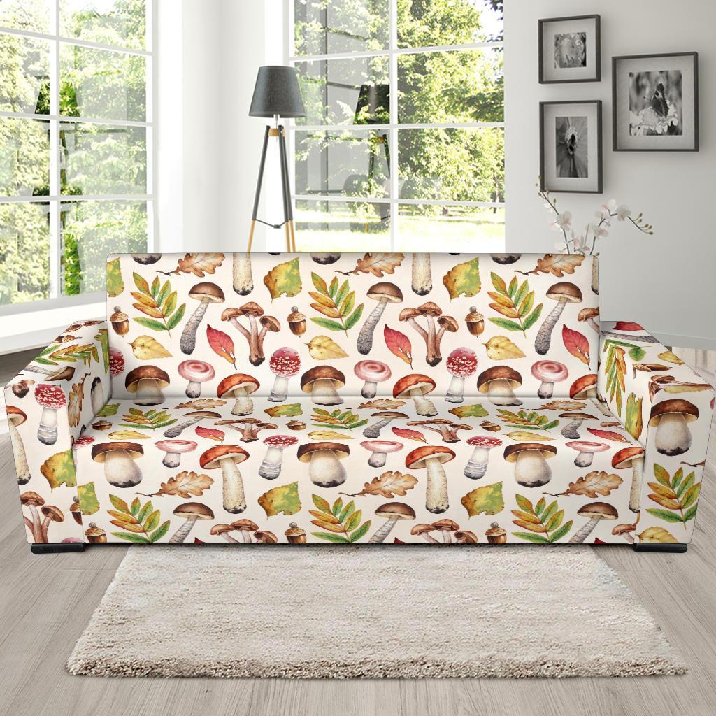 Pattern Print Mushroom Sofa Covers-grizzshop