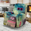 Pattern Print Newspaper Recliner Cover-grizzshop