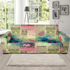 Pattern Print Newspaper Sofa Covers-grizzshop