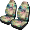 Pattern Print Newspaper Universal Fit Car Seat Cover-grizzshop