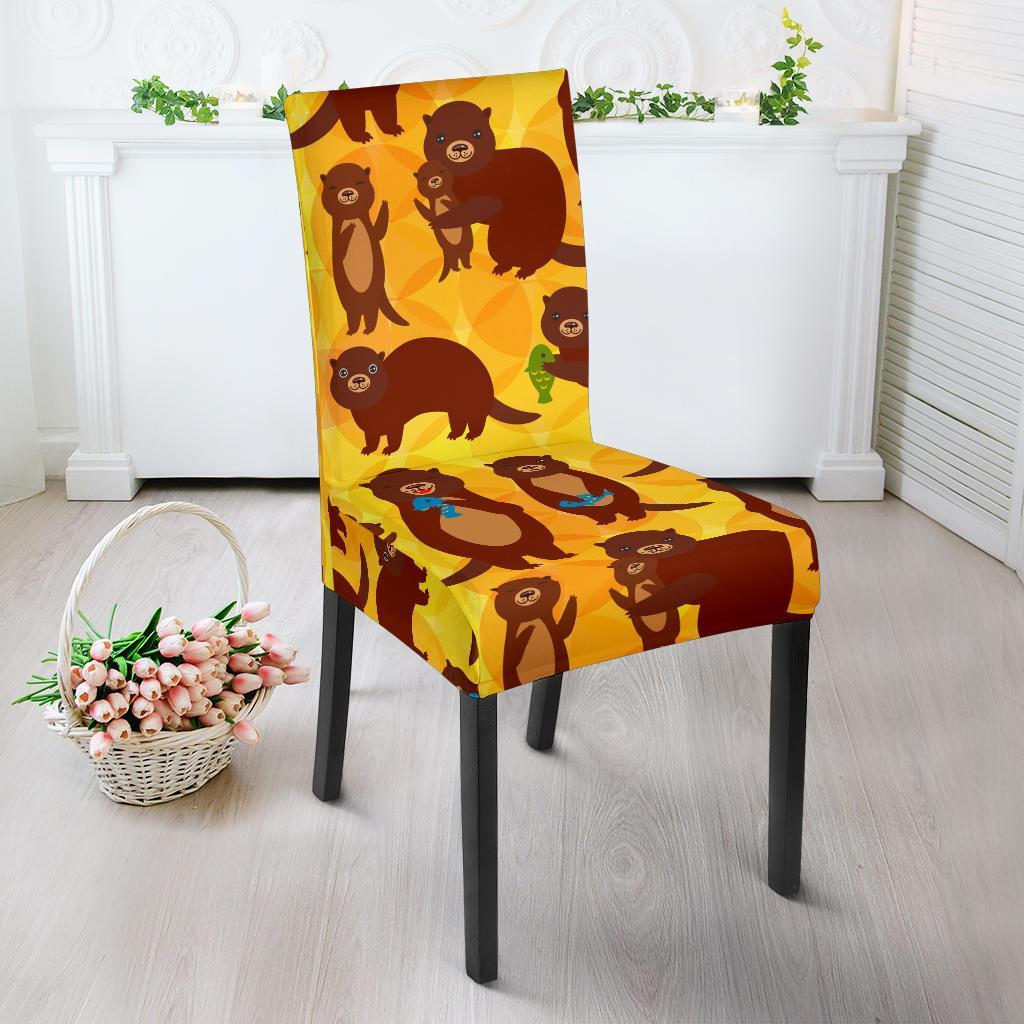 Pattern Print Otter Chair Cover-grizzshop