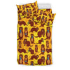 Pattern Print Otter Duvet Cover Bedding Set-grizzshop