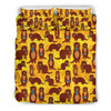 Pattern Print Otter Duvet Cover Bedding Set-grizzshop