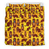 Pattern Print Otter Duvet Cover Bedding Set-grizzshop