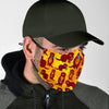 Pattern Print Otter Face Mask-grizzshop