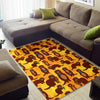 Pattern Print Otter Floor Mat-grizzshop