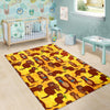 Pattern Print Otter Floor Mat-grizzshop