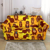 Pattern Print Otter Loveseat Cover-grizzshop