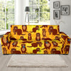 Pattern Print Otter Sofa Covers-grizzshop