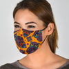 Pattern Print Owl Ornamental Face Mask-grizzshop