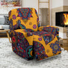 Pattern Print Owl Ornamental Recliner Cover-grizzshop