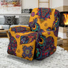 Pattern Print Owl Ornamental Recliner Cover-grizzshop