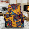 Pattern Print Owl Ornamental Recliner Cover-grizzshop