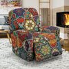 Pattern Print Patchwork Recliner Cover-grizzshop