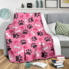 Pattern Print Paw Blanket-grizzshop