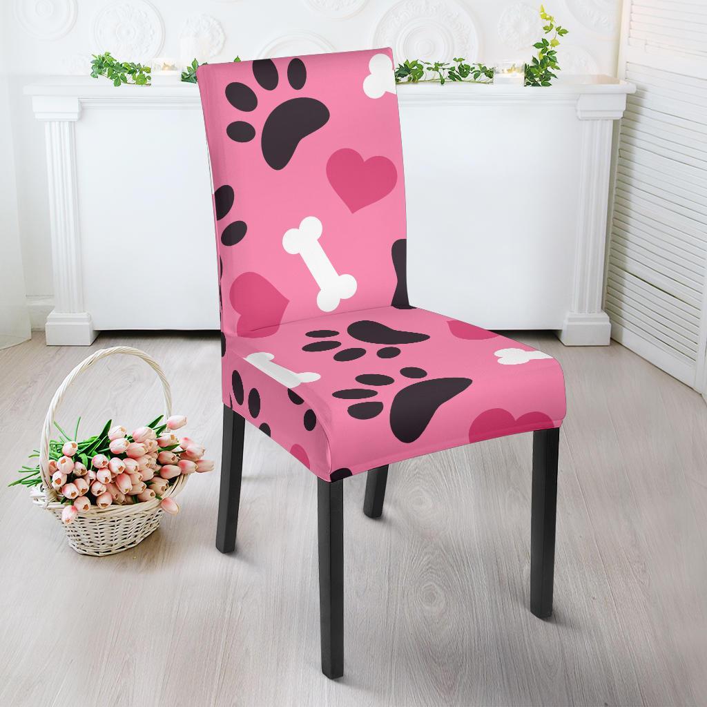 Pattern Print Paw Chair Cover-grizzshop