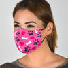 Pattern Print Paw Face Mask-grizzshop