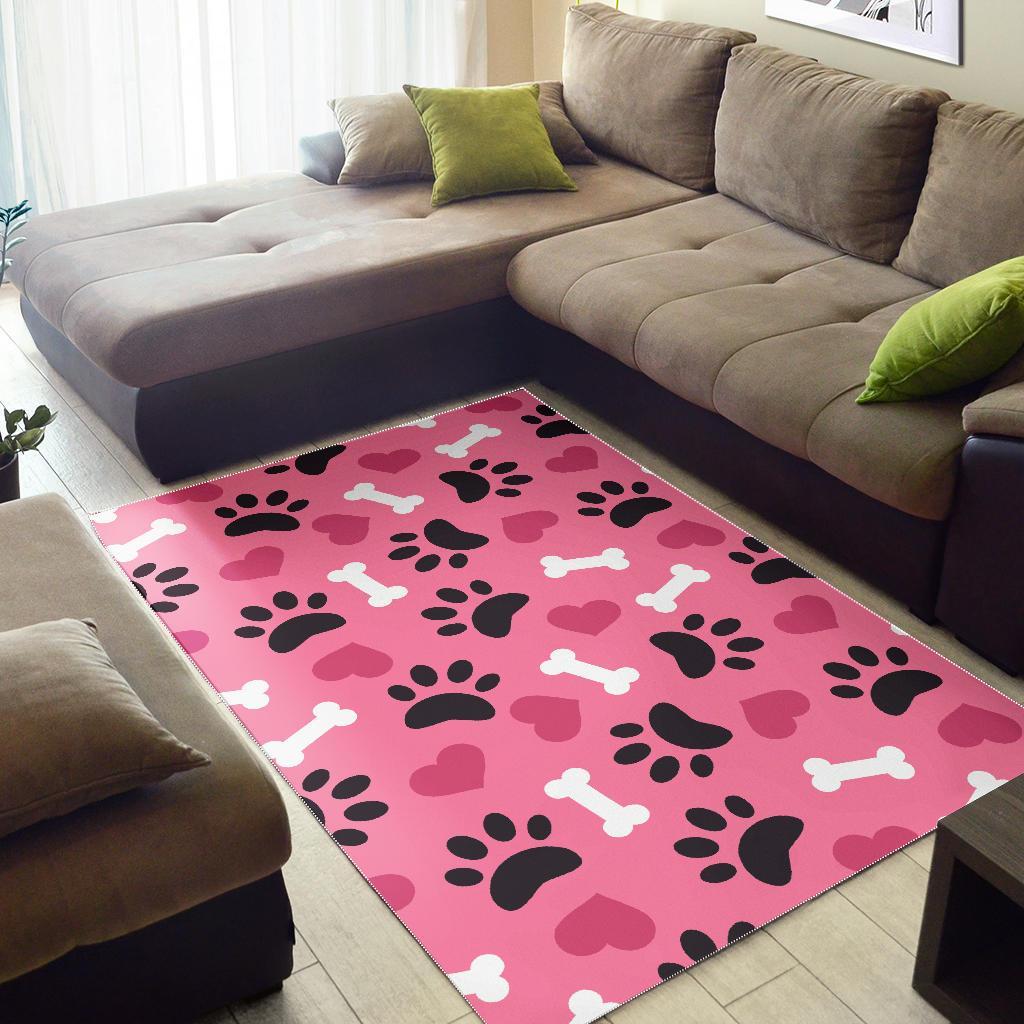 Pattern Print Paw Floor Mat-grizzshop