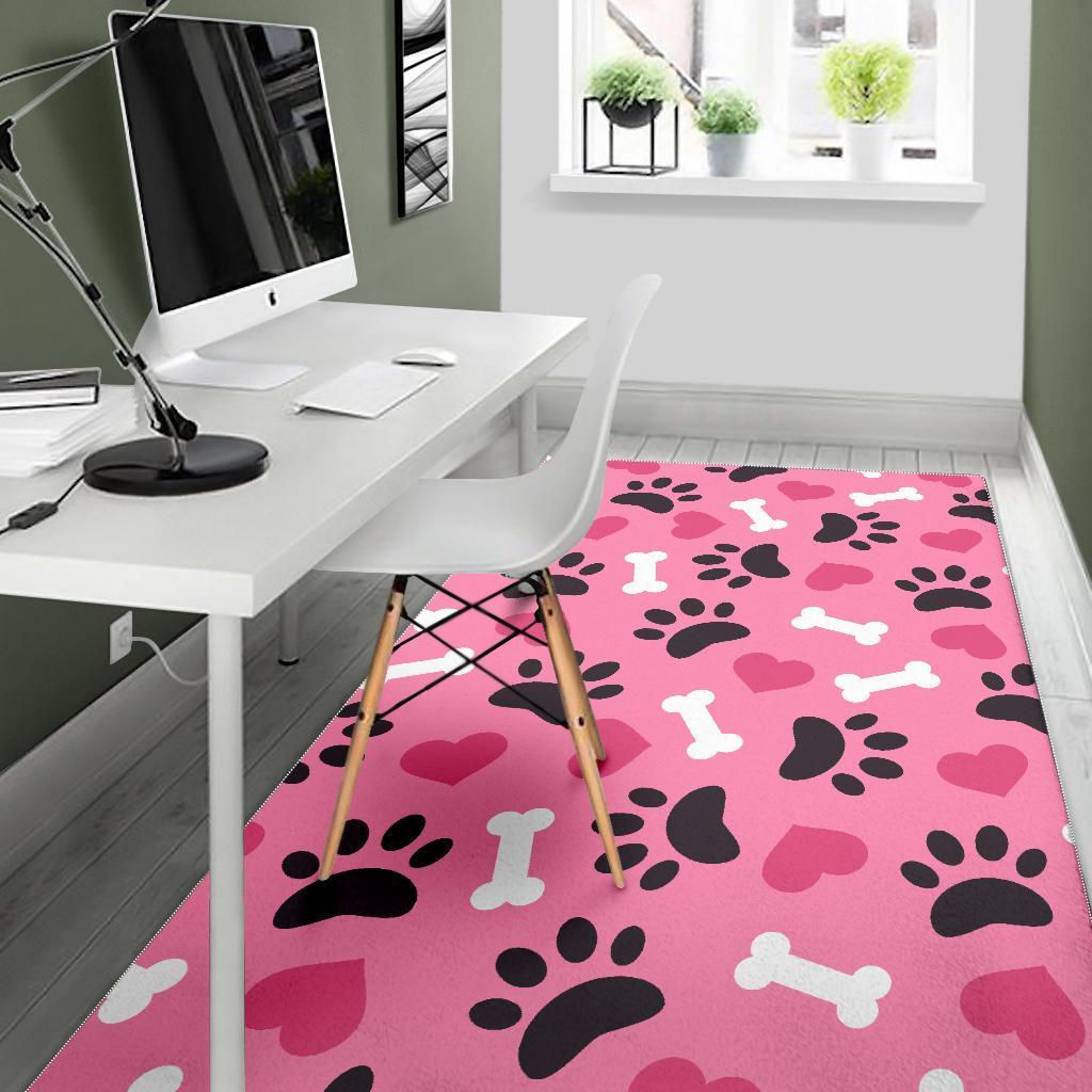 Pattern Print Paw Floor Mat-grizzshop