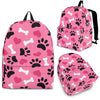 Pattern Print Paw Premium Backpack-grizzshop