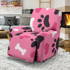 Pattern Print Paw Recliner Cover-grizzshop