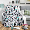 Pattern Print Penguin Blanket-grizzshop