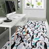 Pattern Print Penguin Floor Mat-grizzshop