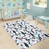 Pattern Print Penguin Floor Mat-grizzshop