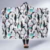 Pattern Print Penguin Hooded Blanket-grizzshop