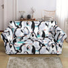 Pattern Print Penguin Loveseat Cover-grizzshop